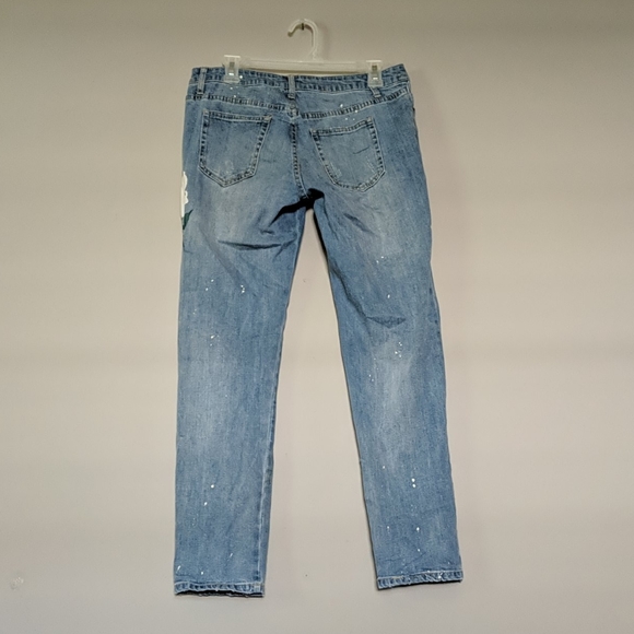 Skylar & Jade Rare 🌼 Painted Flower Ankle Jeans 27 - Picture 5 of 8